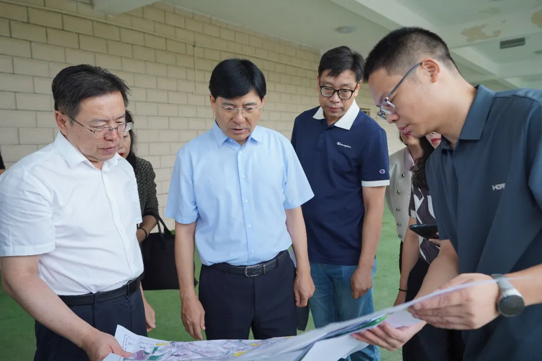 马学良调研现代化城区建设